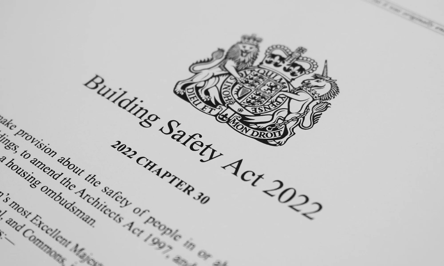 The Building Safety Act